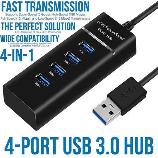 USB 3.0 Hub 4 Ports